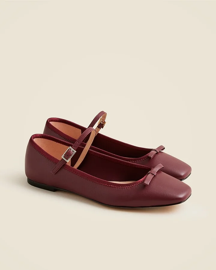 Quinn Mary Jane ballet flats in leather - Image 2
