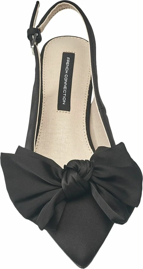 Quinn Satin Bow Kitten Pump - Image 3