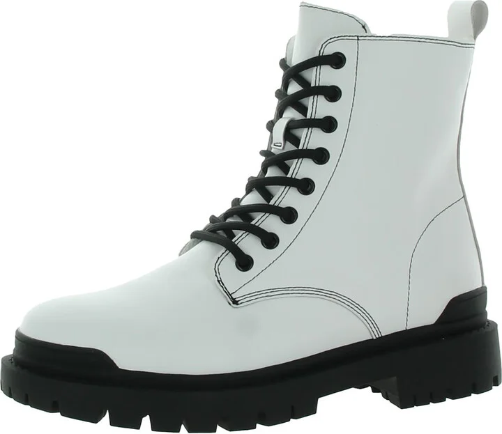 Quinn Womens Outdoors Ankle Combat & Lace-up Boots