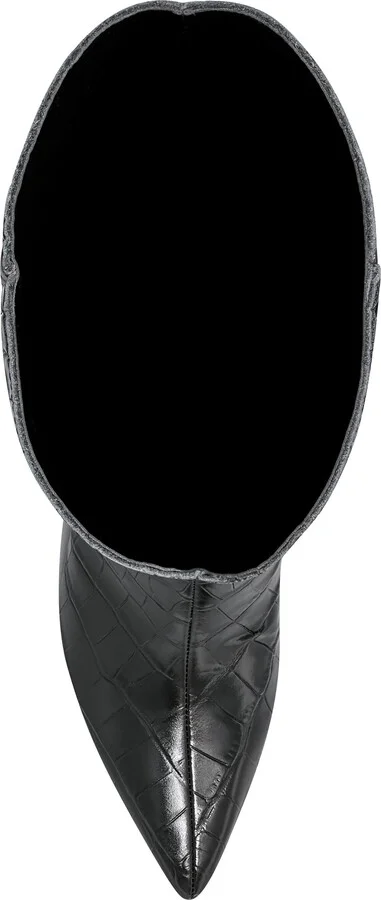 Quinnie Croc Embossed Over the Knee Boot - Image 5