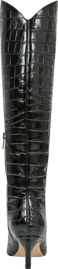 Quinnie Croc Embossed Over the Knee Boot - Image 7