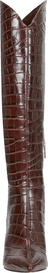 Quinnie Croc Embossed Over the Knee Boot - Image 11