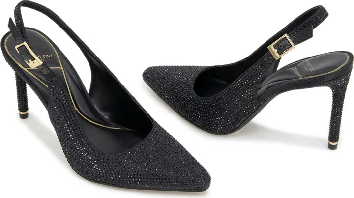 Quinnly Crystal Slingback Pointed Toe Pump - Image 8