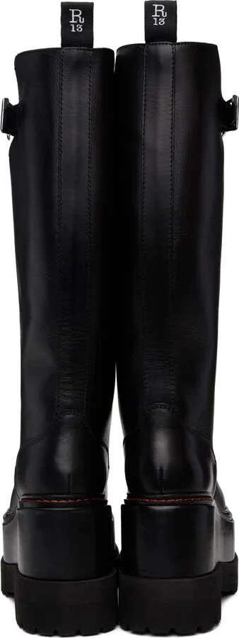 R13 Black Engineer Boots - Image 2