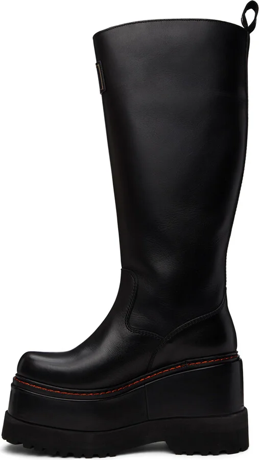 R13 Black Engineer Boots - Image 3