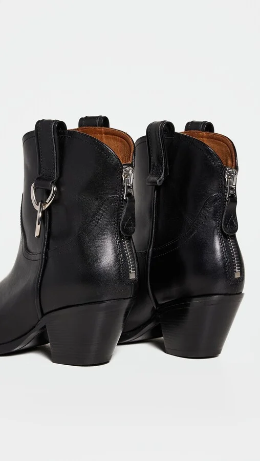 R13 Cowboy Ankle Boots with Ring - Image 3
