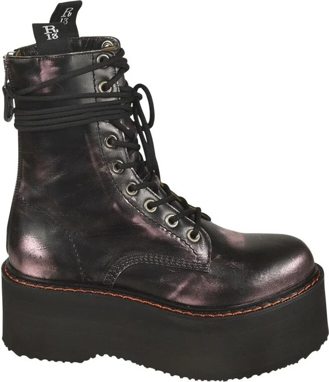 R13 Double Stack Platform Boots