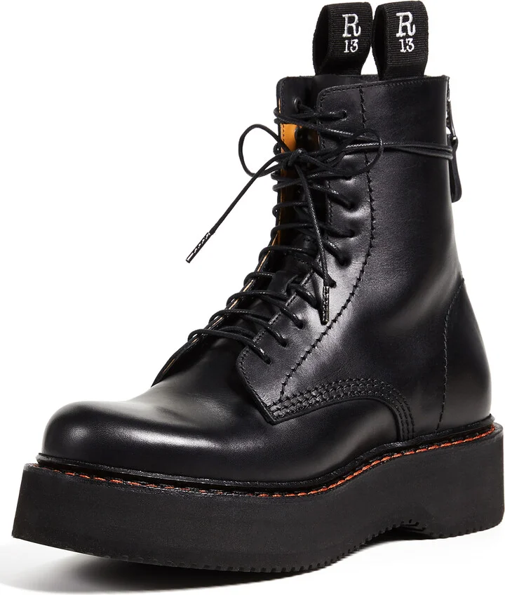 R13 Platform Combat Boots