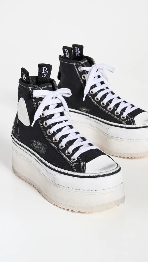 R13 Platform High Top Sneakers - Image 2