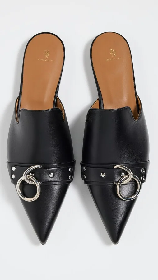 R13 Pointed Toe Slides with Ring - Image 3