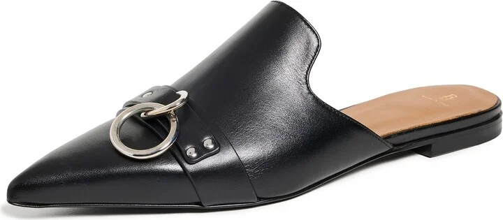 R13 Pointed Toe Slides with Ring