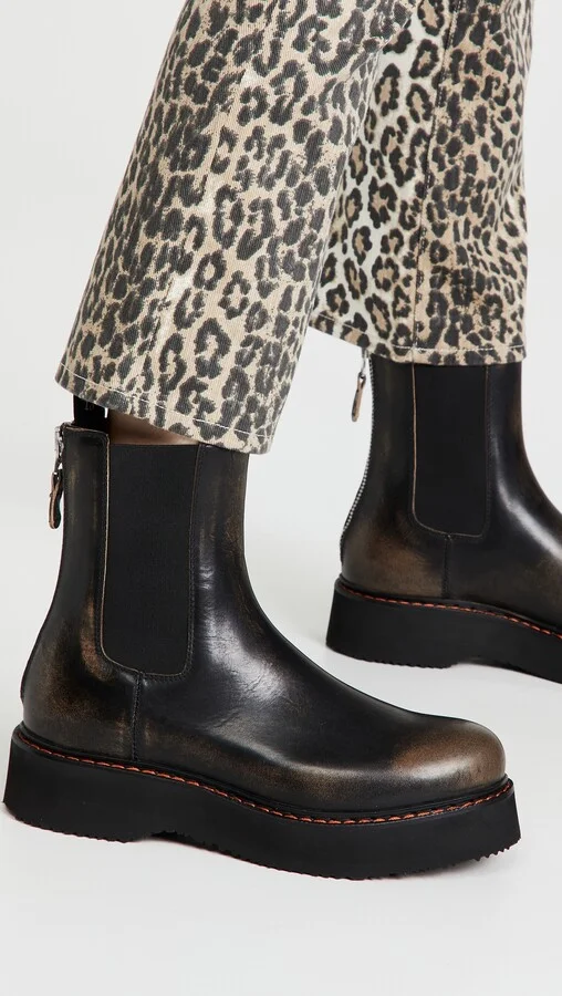 R13 Single Stack Chelsea Boots - Image 3