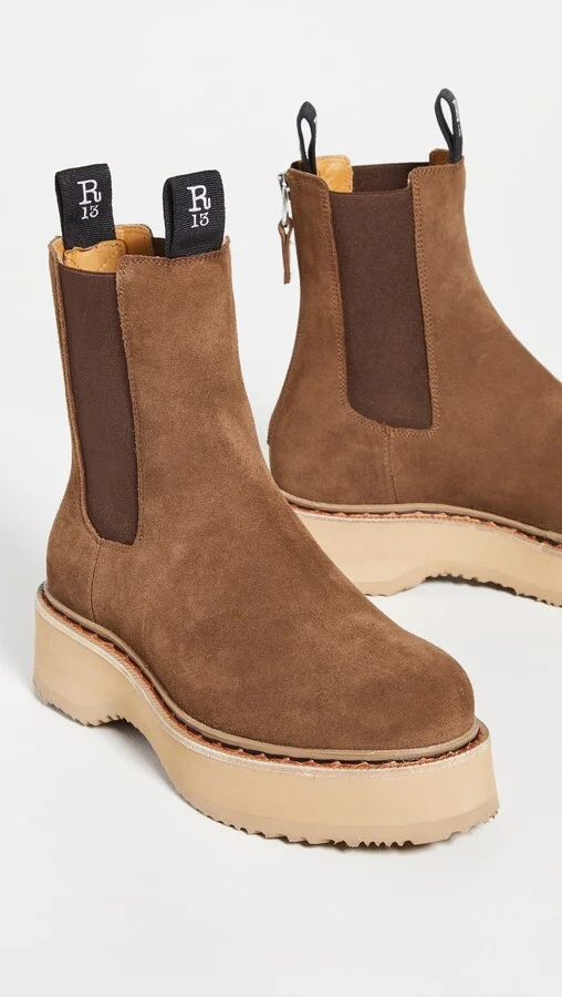 R13 Single Stack Chelsea Boots - Image 2