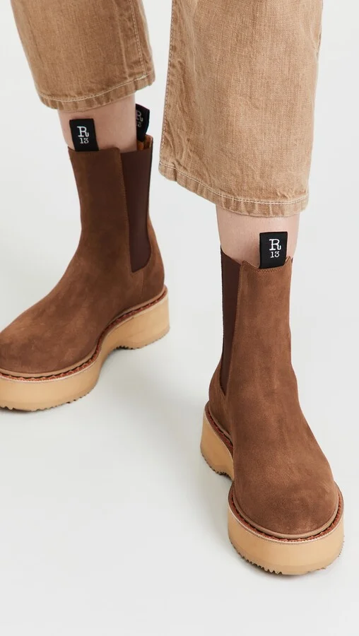 R13 Single Stack Chelsea Boots - Image 3
