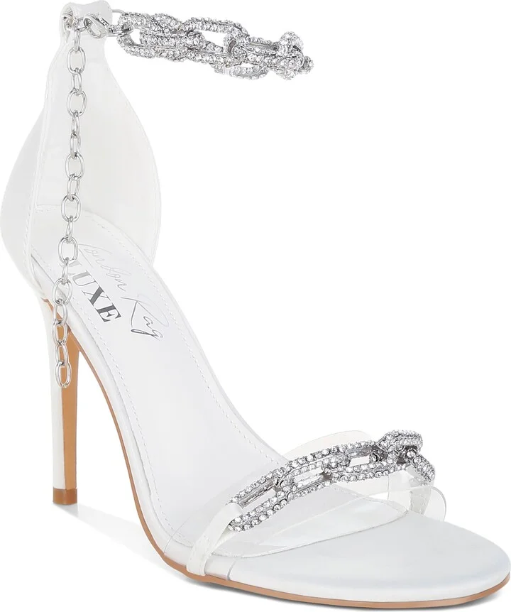 Rabenda Rhinestone Stiletto Sandal