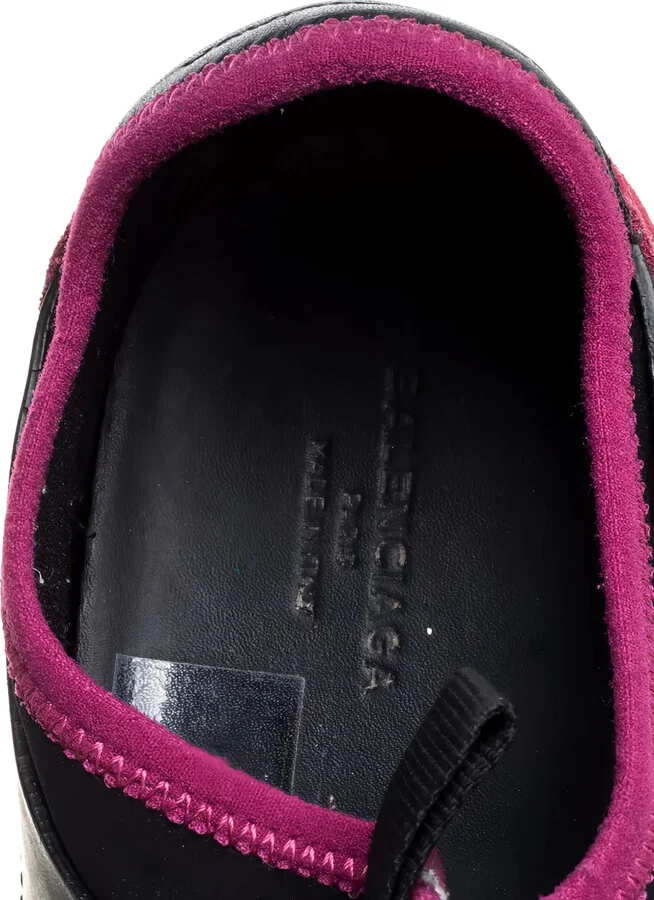 Race Runner Leather-Strap Sneakers - Image 4