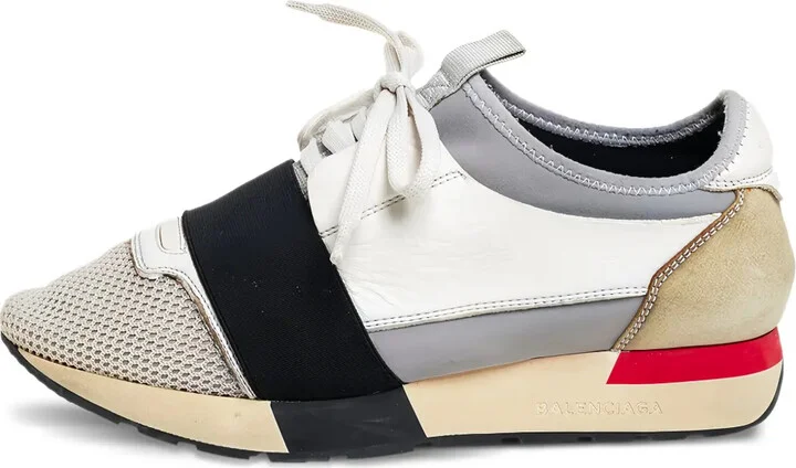 Race Runner mesh-panelled low-top sneakers