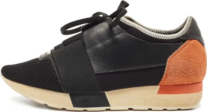 Race Runner mesh-panelled sneakers