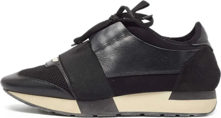 Race Runner panelled low-top sneakers