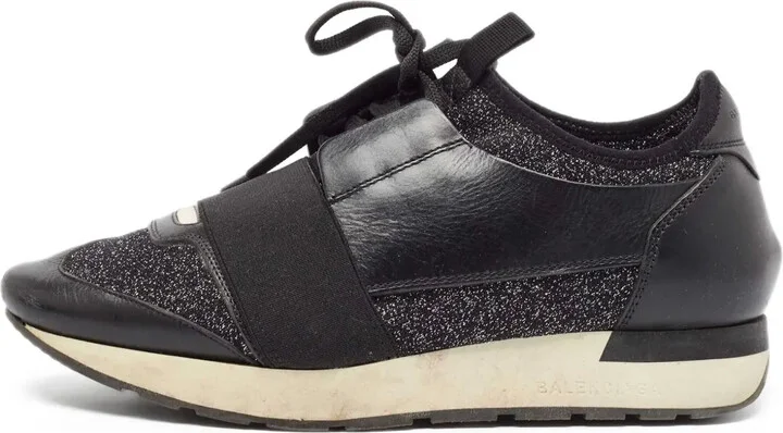 Race Runners sparkle-embellished sneakers