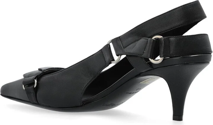 Racer Pointed-toe Slingback Pumps - Image 3