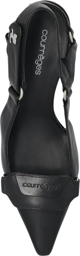 Racer Pointed-toe Slingback Pumps - Image 4