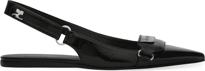 Racer slingback pumps