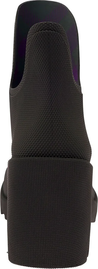 'rachel' Black Rainboot With Logo Detail In Rubber Woman - Image 4