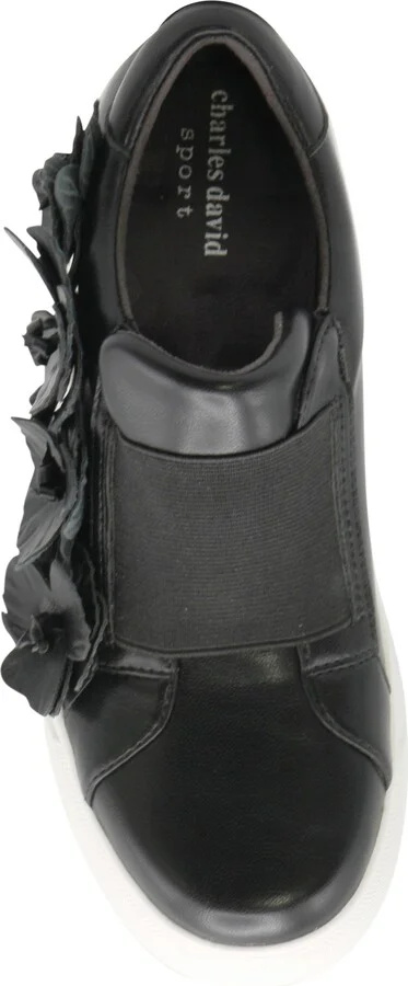 Rachelle Floral Embellished Wedge Sneaker - Image 3