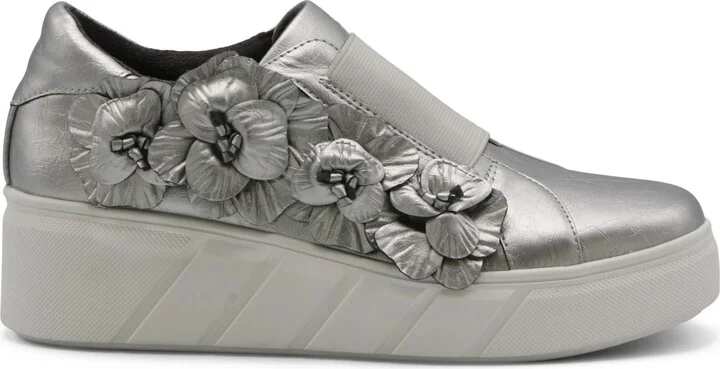 Rachelle Floral Embellished Wedge Sneaker - Image 7