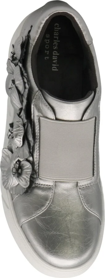 Rachelle Floral Embellished Wedge Sneaker - Image 8