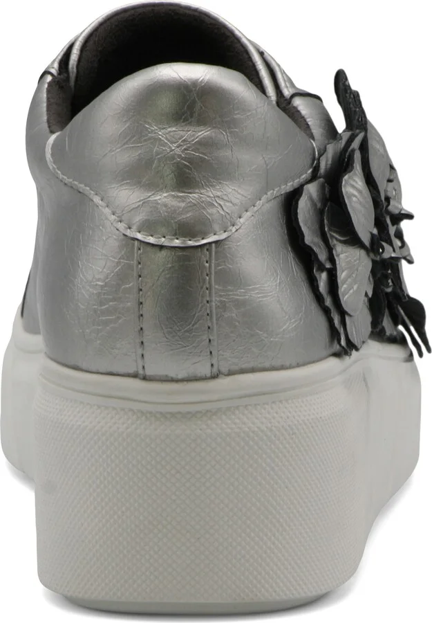 Rachelle Floral Embellished Wedge Sneaker - Image 10