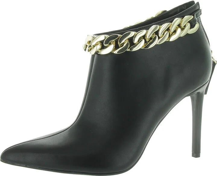 Radeyah Womens Slip On Zipper Booties