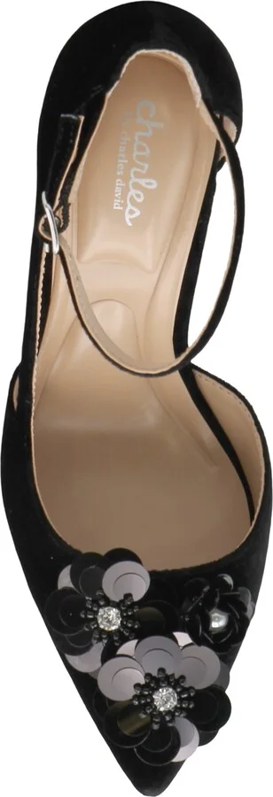 Rae Ankle Strap Hald d'Orsay Pointed Toe Pump - Image 3