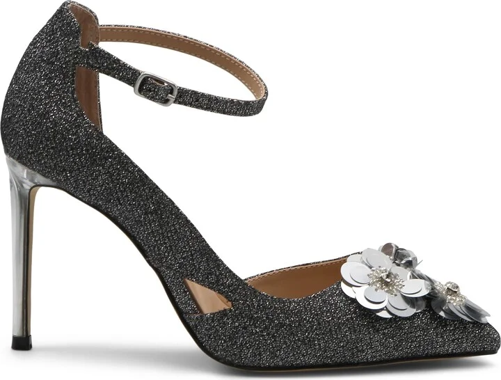 Rae Ankle Strap Half d'Orsay Pointed Toe Pump - Image 2