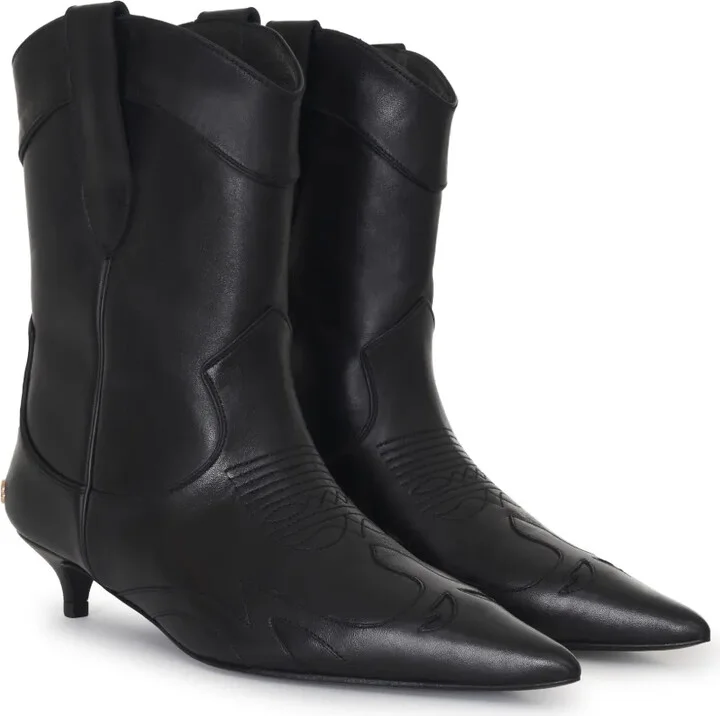 Rae logo-plaque boots - Image 2