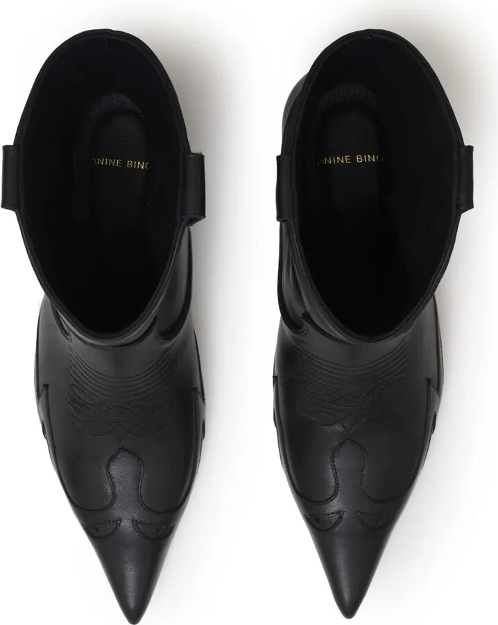 Rae logo-plaque boots - Image 3