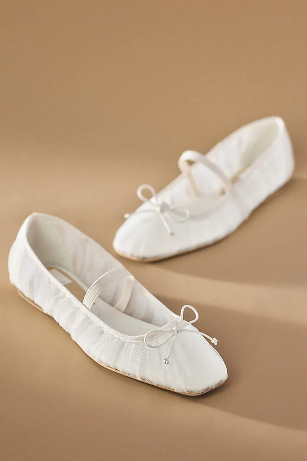 Raeven Tulle Ballet Flats - Image 2