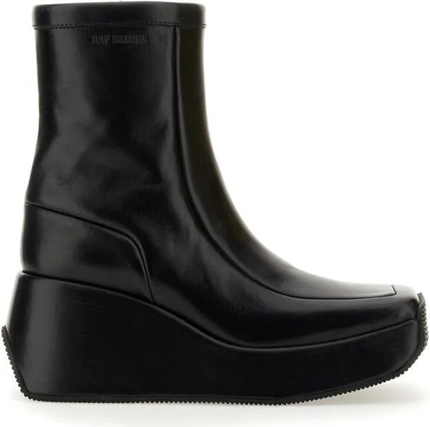 Raf Simons Ankle Boot With Square Toe