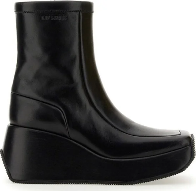 Raf Simons Square Toe Ankle Boot