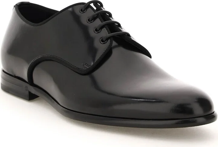 Raffaello Brushed Leather Derby Shoes - Image 4