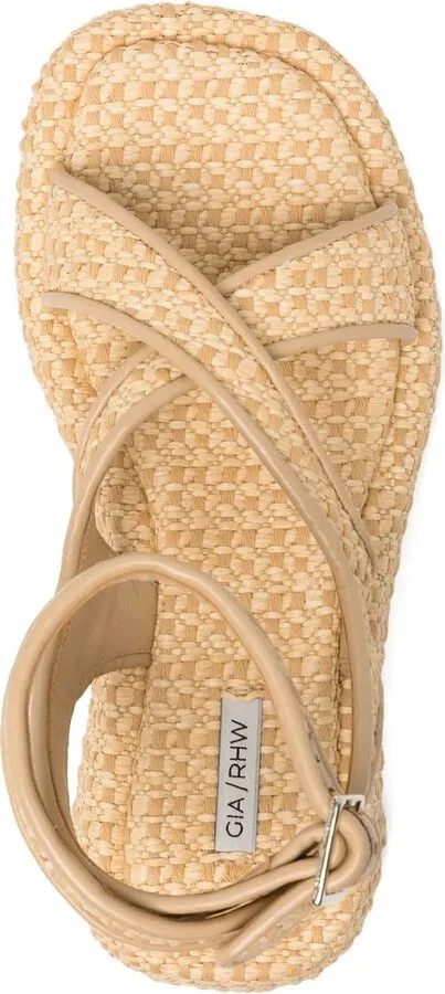 Raffia Ankle-Strap Sandals - Image 4
