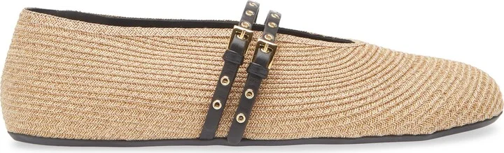 Raffia Ballerina Flat - Image 3