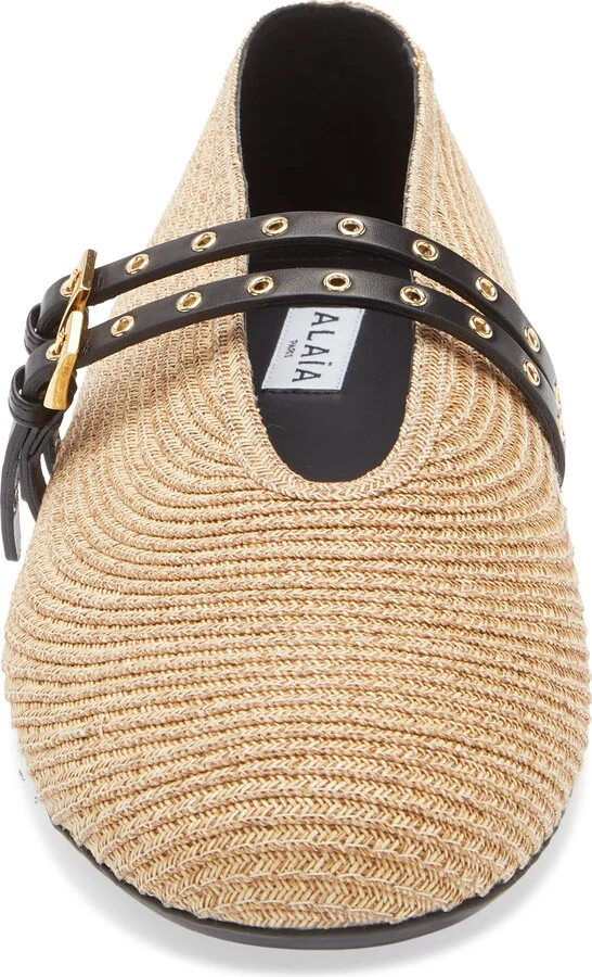 Raffia Ballerina Flat - Image 4