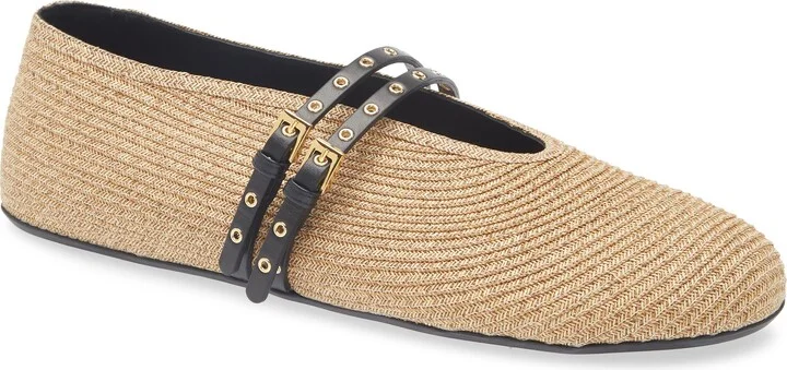 Raffia Ballerina Flat
