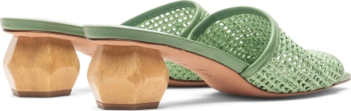 Raffia Block Heel Sandal - Image 8