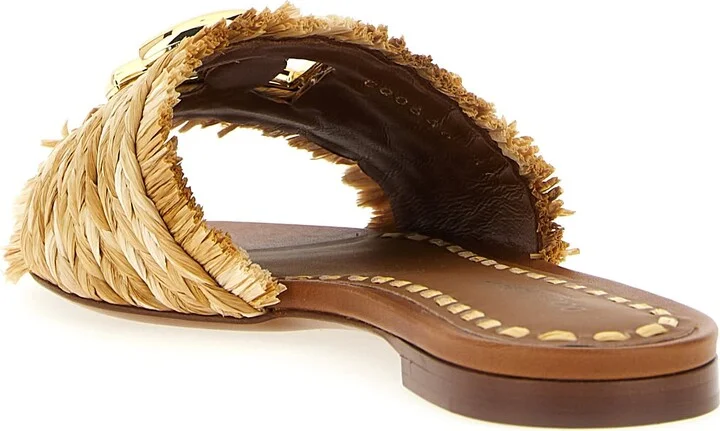 Raffia Braid Slides - Image 3