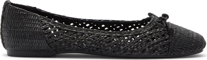 Raffia Cap Toe Flat - Image 4