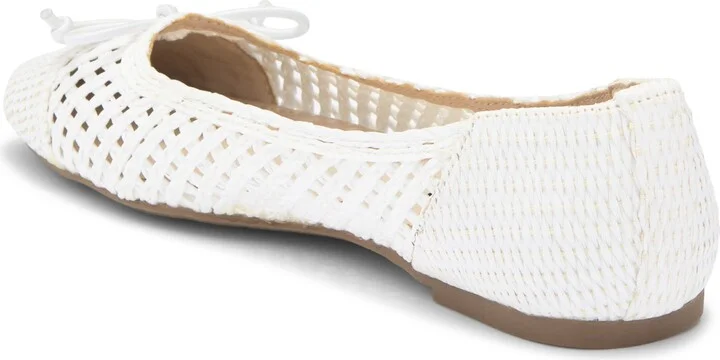 Raffia Cap Toe Flat - Image 8