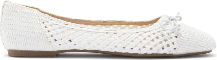 Raffia Cap Toe Flat - Image 10